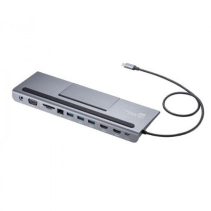 サンワサプライ USB Type-Cドッキングステーション HDMI/VGA対応 USB-CVDK8