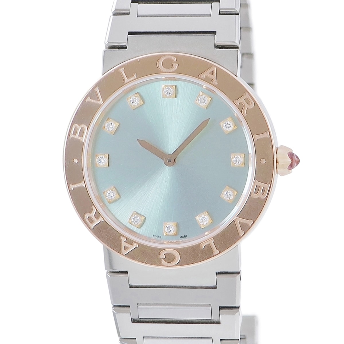 ブルガリブルガリ LISA リミテッドエディション BBP33SG 103759 クオーツ レディース K18PG×SS 純正ダイヤ 3年保証