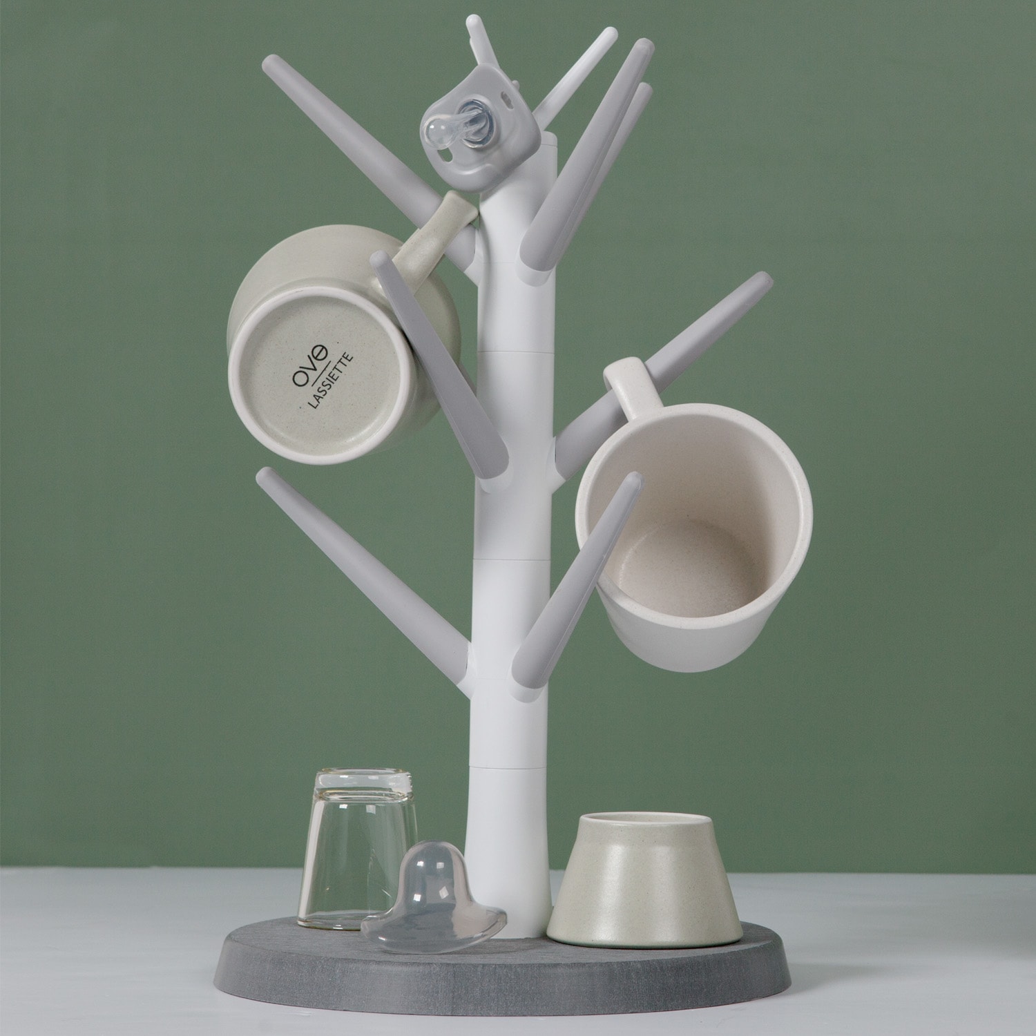 DIATO 珪藻土マグカップハンガー PFOAフリー グレー