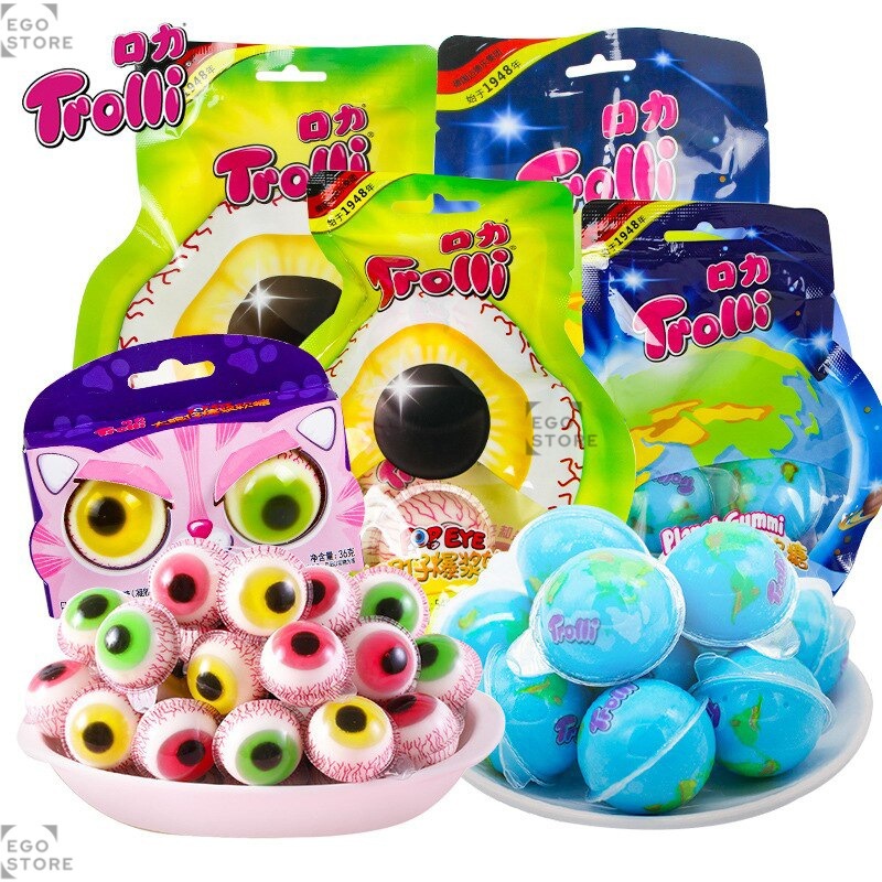 100個 Youtube insで話題 Trolli 地球グミ 目玉グミ 地球ゼリー 韓国の人気菓子