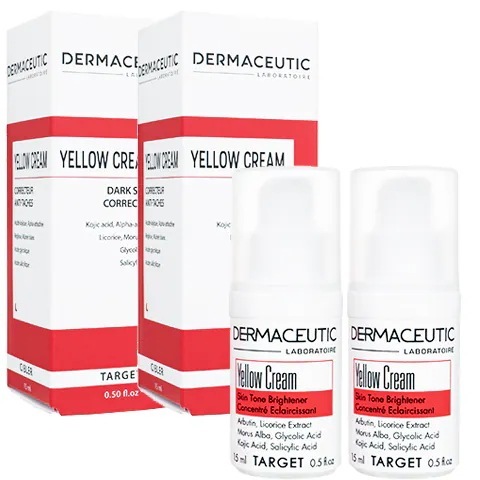 イエロークリーム15ml 2本 ダーマシューティック Dermaceutic Yellow Cream 海外直送 国際郵便発送