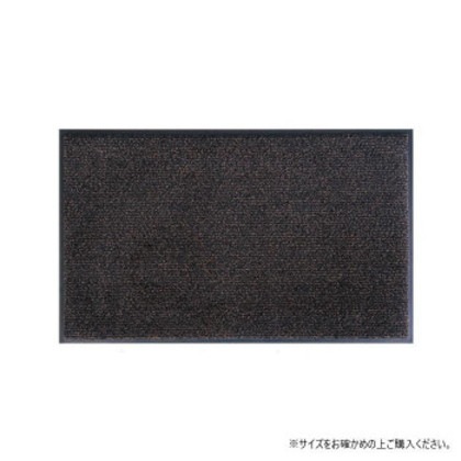 (クリーンテックス) 玄関マット Horse Stripe Black Brown 90x150 cm