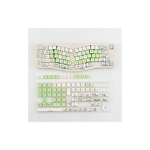 PBT パンダ キーキャップセット MOAプロファイル キュートなキーキャップ 144キー Cherry Gateron MXスイッチ用カスタム昇華キーボード キーキャップ