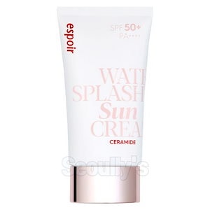ウォータースプラッシュ セラミド サンクリーム 日焼け止め, 60ml / SPF50+ PA++++ / ベタつかず爽やかな仕上がり