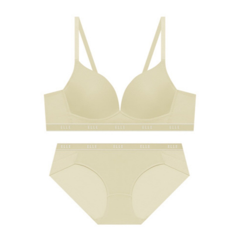 ニュー エアロクール コンフォートフィット ノーワイヤ ブラパンツ セット - クリーム 80B 100