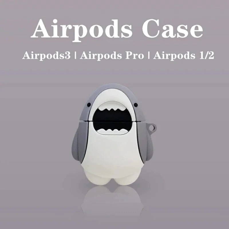 キャラクター シャーク かわいい ケース pro AirPods ケース AirPods 即納 在庫あり