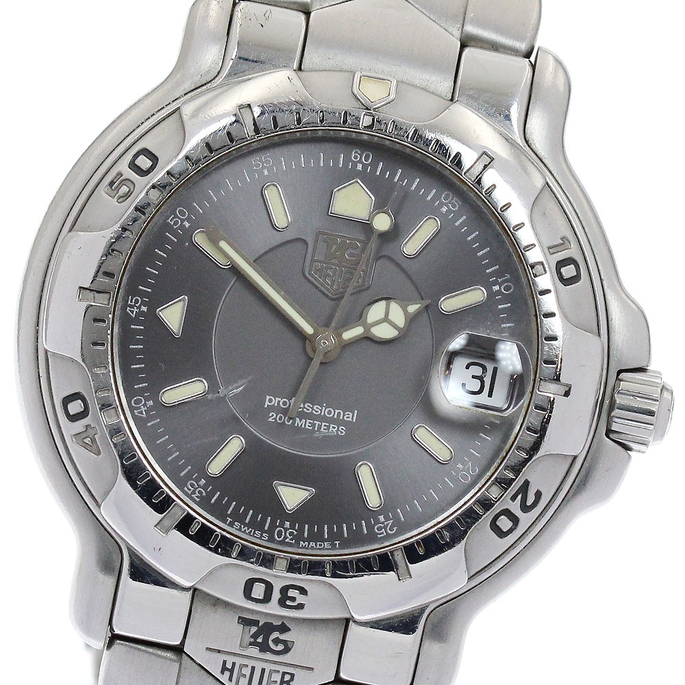 タグホイヤー TAG HEUER WH1112-K1 6000シリーズ デイト クォーツ メンズ _895622【中古】