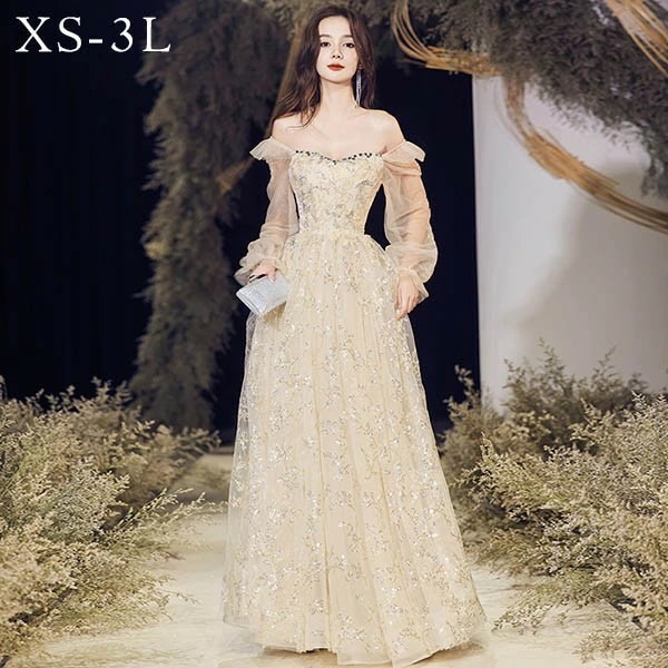 ドレス 大人 ピアノ 発表会 ロングドレス 演奏会 演奏会用ドレス ピアノ発表会 結婚式 高校生 パーティードレス 演奏会ドレス 母親 コンクール イブニングドレス ロング 小さいサイズ キラキラ 袖