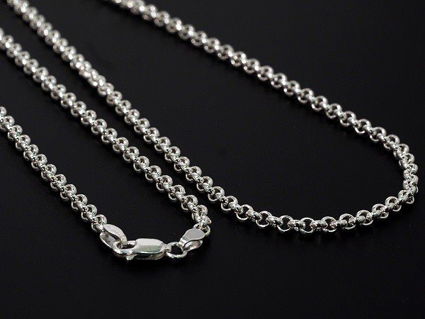 限定入荷 SV925 希少デザイン ロールチェーン ネックレス数量限定販売/1.060(品質保