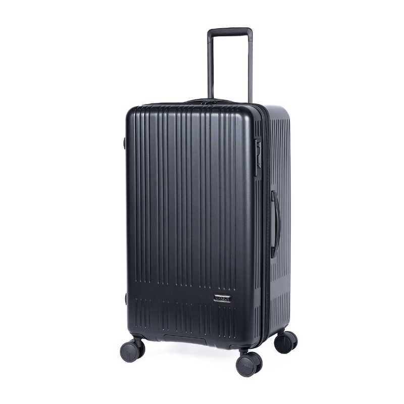 A.L.I　スーツケース ジッパータイプ 宿泊目安：10日間以上 100L 拡張機能搭載 ダブルホイールキャスター マットブラック　MX-8011TL-28W