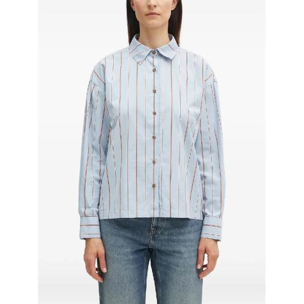 25 FW ストライプ ボタン トップ LSH1698BL17 TP444679634