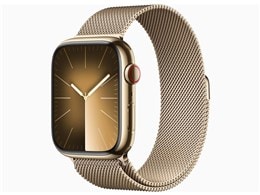 Apple Watch Series 9 GPS+Cellularモデル 45mm MRMU3J/A [ゴールドミラネーゼループ]