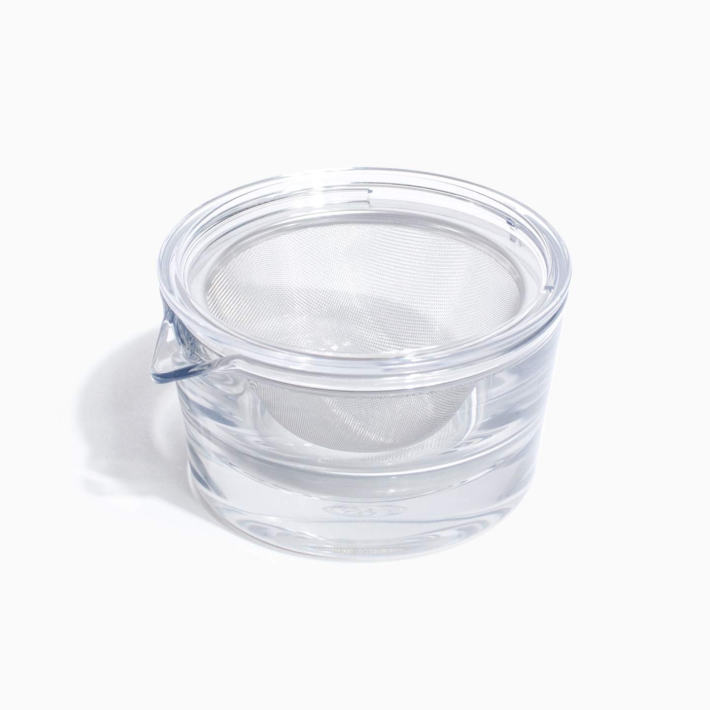 【煎茶堂東京】「透明急須」 120ml 茶こし付 割れない熱くないかさばらない急須 日本製 食洗器対応