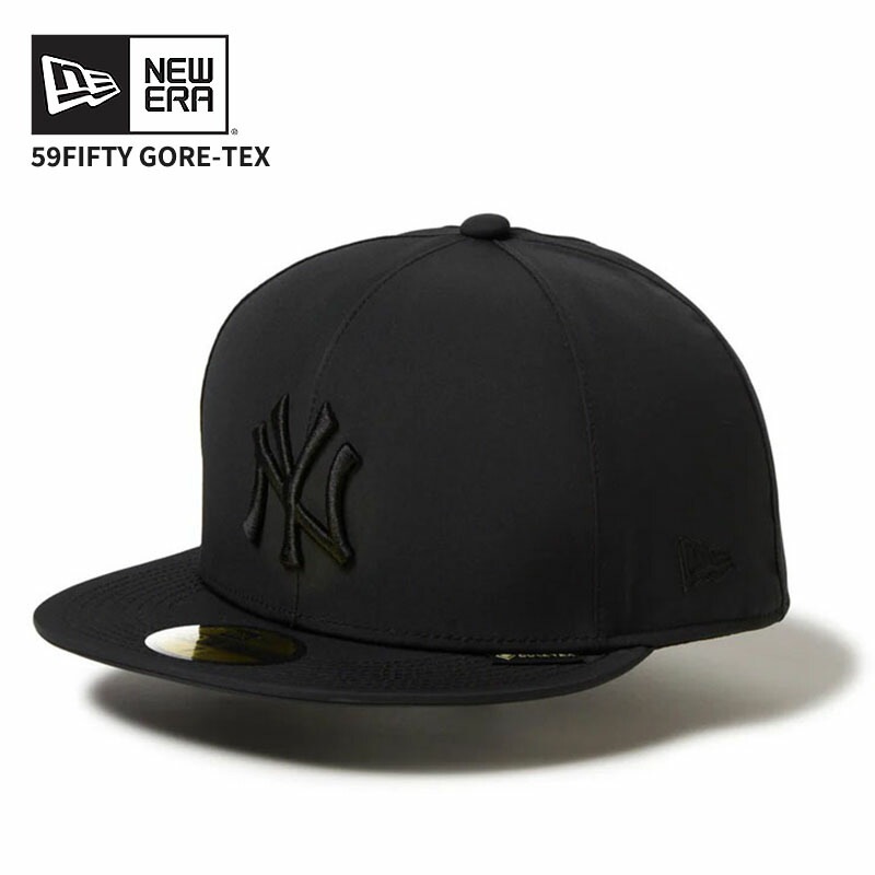 ニューエラ メンズ キャップ ゴアテックス 帽子 NEW ERA 59FIFTY GORE-TEX ニューヨーク・ヤンキース ブラック 14668169