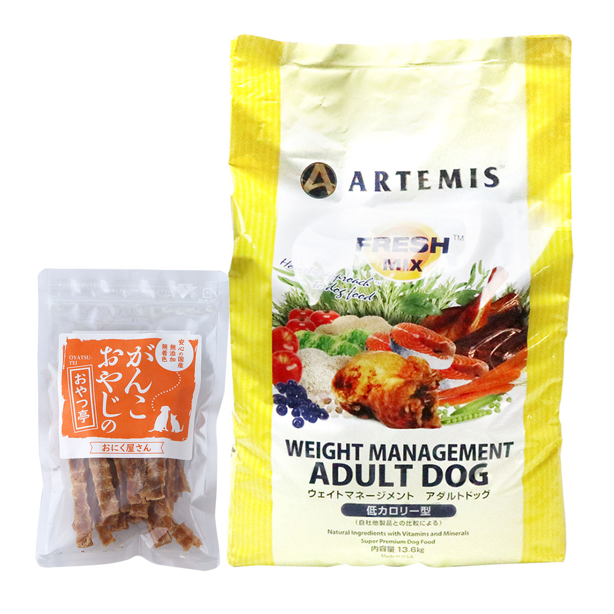 フレッシュミックス ドッグフード ウエイトマネージメント アダルトドッグ 13.6Kg【国産たじま鶏ジャーキー40g付き】