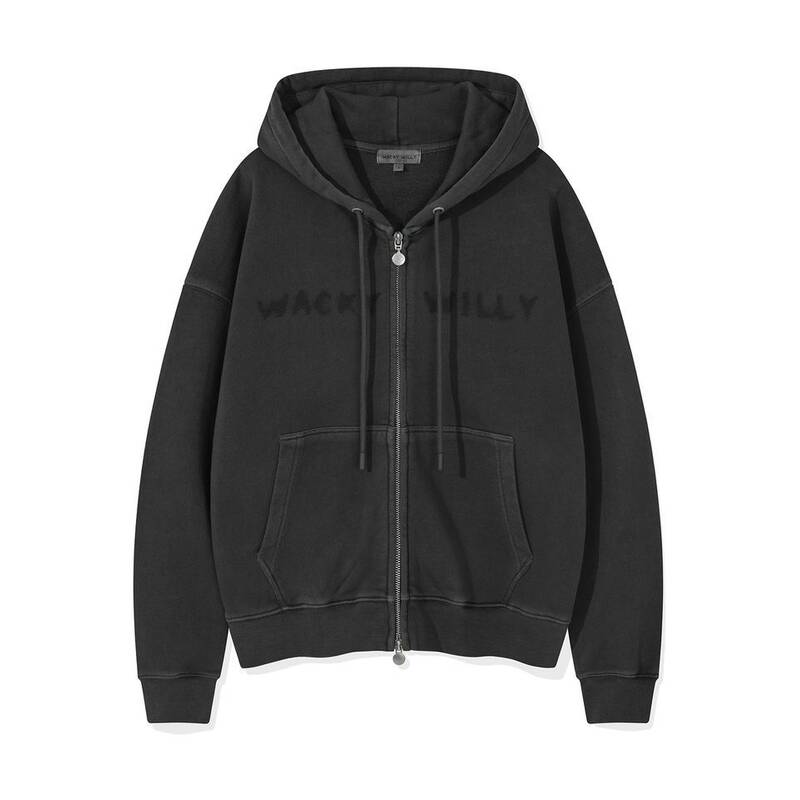 WACKY WILLY ウィメンズ ピグメントウォッシュ フーディ グレー 471818