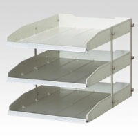 パイラトレー A4縦 3段 （CR-TR33-NG）