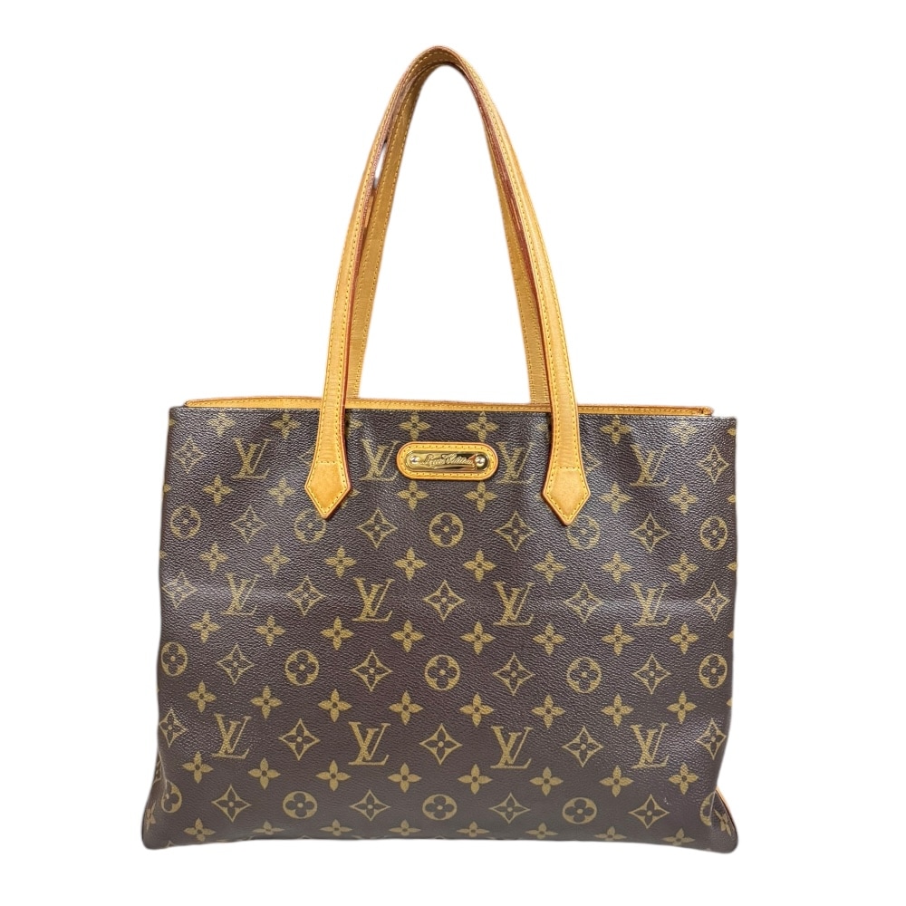 ルイヴィトン ウィルシャーMM モノグラム ショルダーバッグ モノグラムキャンバス M45644 ブラウン LOUIS VUITTON 中古
