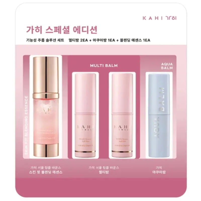 【正規品/ガヒ スペシャルエディション】マルチバーム2ea，アクアバーム1ea，エッセンス1ea/ 保湿/ 光彩/ 低刺激/ 韓国コスメ