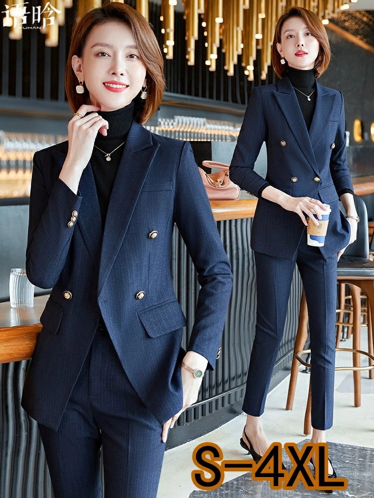 スーツ セットアップ 卒業式/入学式 パンツスーツ レディース ダブルボタン フォーマル 仕事 オフィス お受験 ママ ビジネス セレモニースーツ 上品 細身