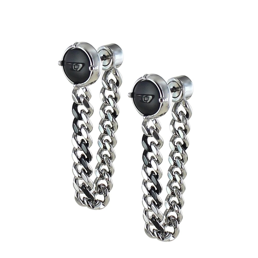 ディーゼル ペアピアス ブランド ステンレス チェーンピアス ペア 片耳ピアス 2個セット おしゃれ プレゼント カップル お揃い 誕生日 結婚記念日 結婚式 ペア 夫婦 両親 贈り物 ペアギフト ペ