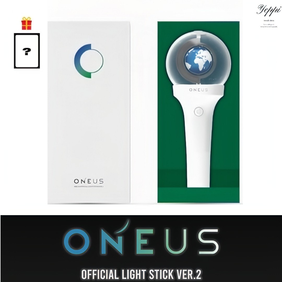 【 当日出発 】ONEUS OFFICIAL LIGHT STICK VER.2 [ 当店特典-公式ランダムフォトカード1枚贈呈] oneus ペンライト 公式グッズ 応援棒