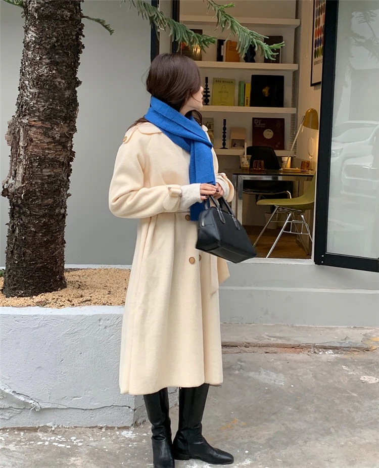 在庫限りお見逃しなく ラペル ダブルボタン 受け取って腰 バンディング チェスターコート コート