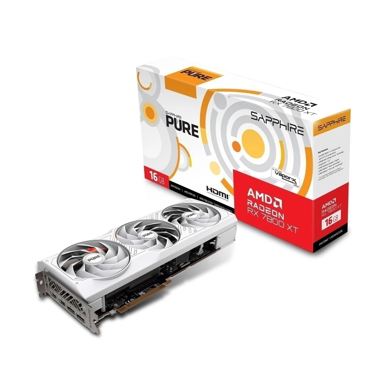 SAPPHIRE PURE Radeon RX 7800 XT GAMING OC 16GB GDDR6 [PCIExp 16GB] ビデオカード