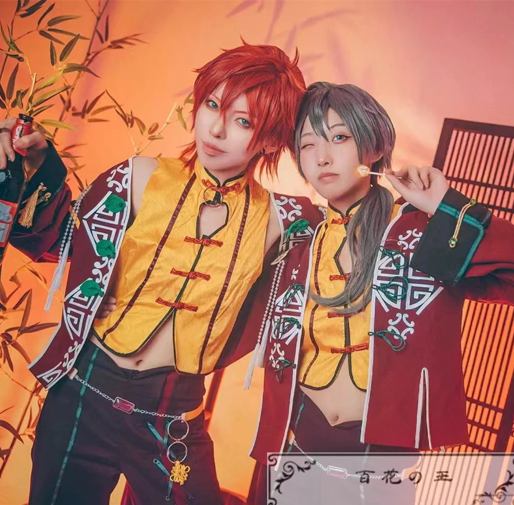 ES あんさんぶるスターズ 召しませ／ナイトクラブ 夜遊び 天城 燐音 桜河こはく 椎名 ニキ HiMERU 葵ゆうた コスプレ衣装 コスチューム ハロウィン 变装服 仮装