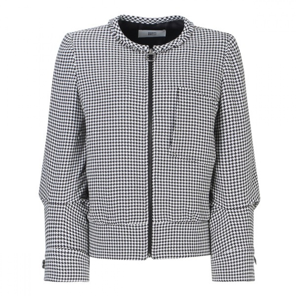 [ベスティヴェリ] フリンジディテールブルゾンジャケット（BGJAB2107）