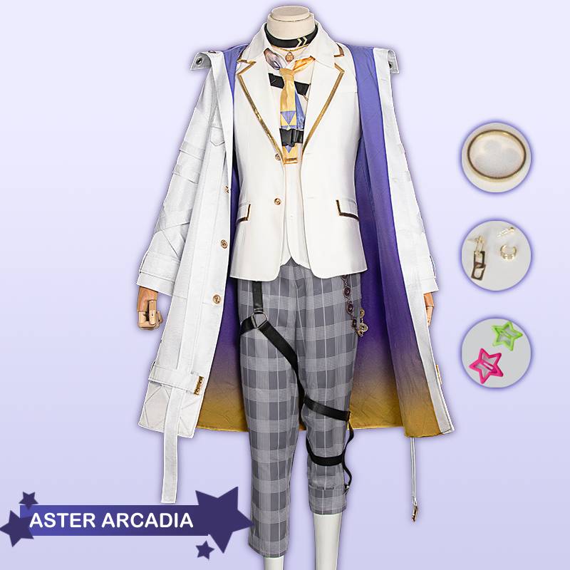 仮装 変装 ハロウィン コスチューム コスプレ衣装 Acadia Ase バーチャルライバー VTuber スーツ ハロウィン 2023年新作入荷コスプレ