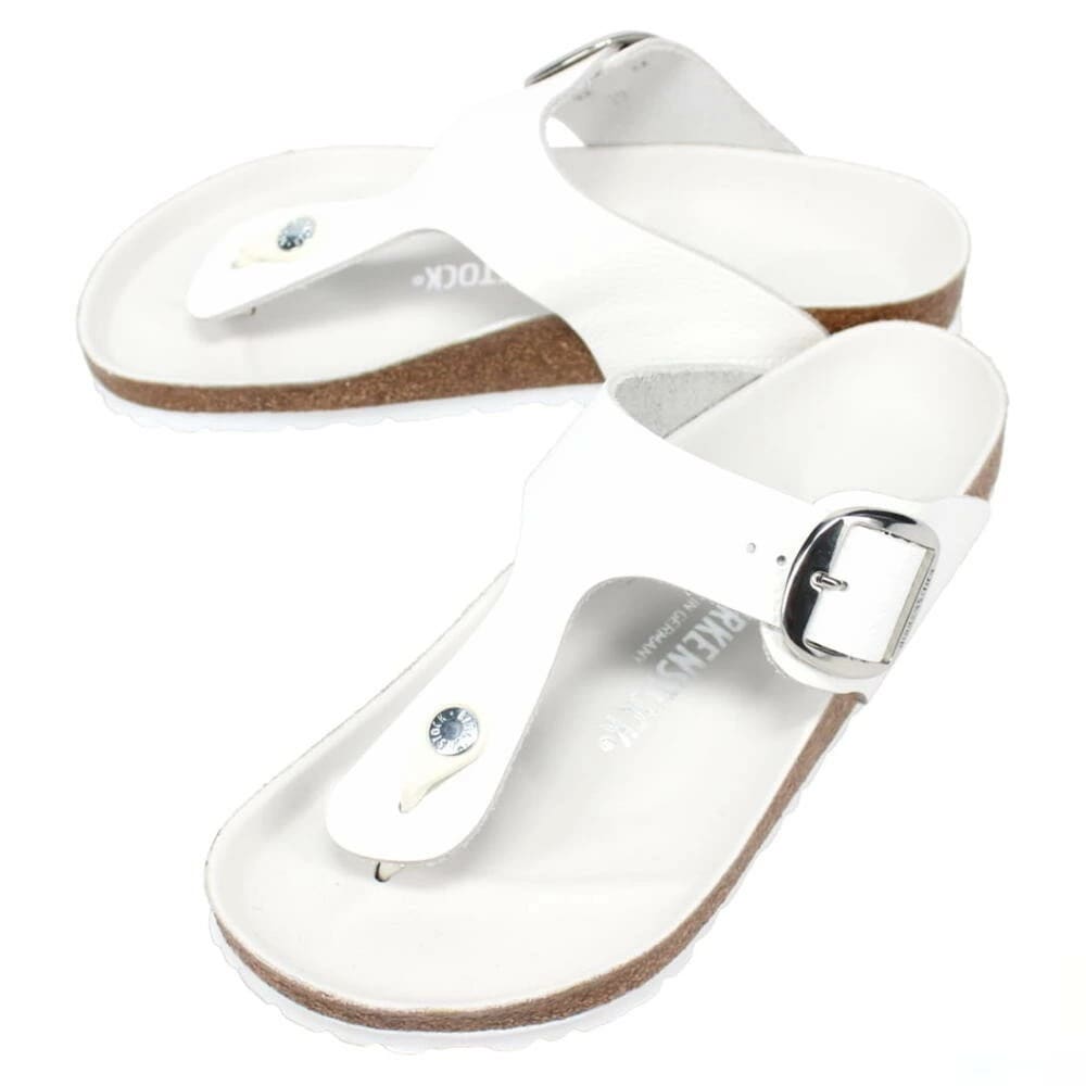サンダル ギゼ ビッグ バックル Gizeh Big Buckle ホワイト 1018885 レギュラー幅【GHOK】