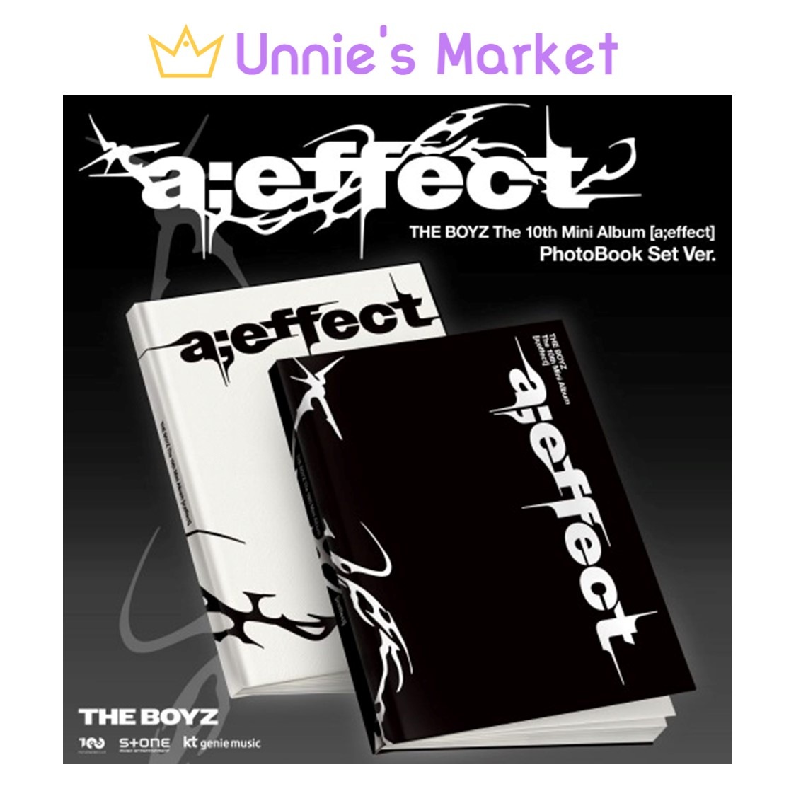 [SET] THE BOYZ [a effect] (Movement Ver. / Vision Ver.)/The 10th Mini Album+ Free Photocard(fan-made