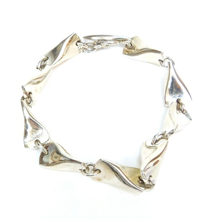 Georg Jensen ﾃﾞｻﾞｲﾝﾌﾞﾚｽﾚｯﾄ /ｼﾙﾊﾞｰ/SV925 【中古】(58924)