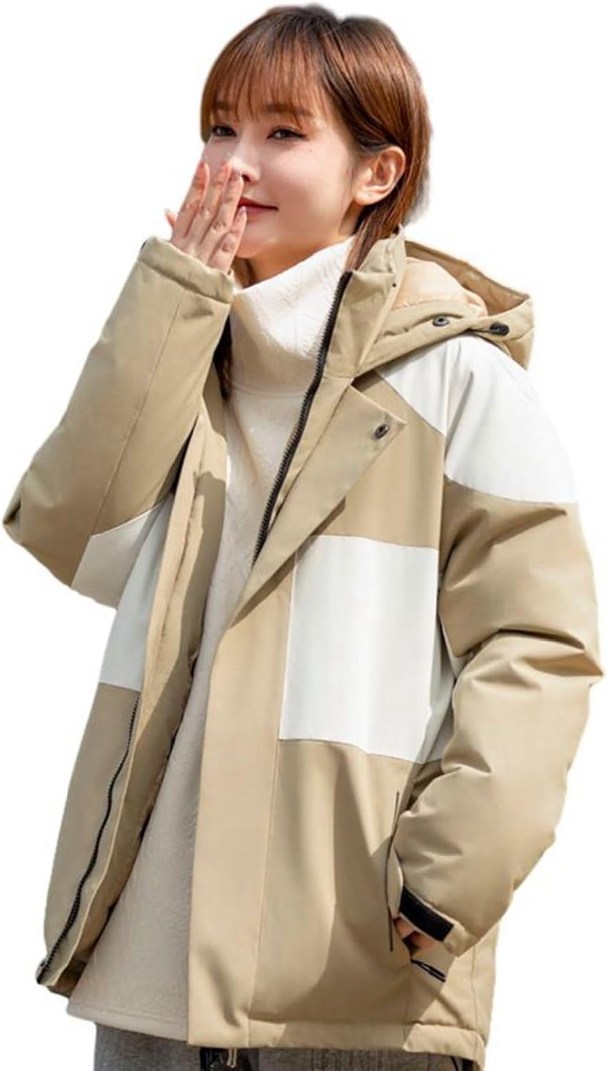 メンズ 中綿ジャケット ダウンコットン 厚手 バイカラー 男女兼用 ウインドブレーカー カジュアル アウトドア 立ち襟 冬服 アウター 綿服 大きいサイズ 防寒コート 普段着 通勤 通学