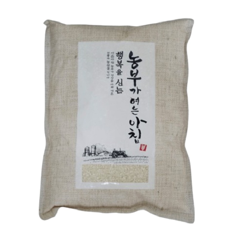 【並行輸入】 農家の朝 2024年産 白米（上等級）韓国産100% 環境配慮米 3kg