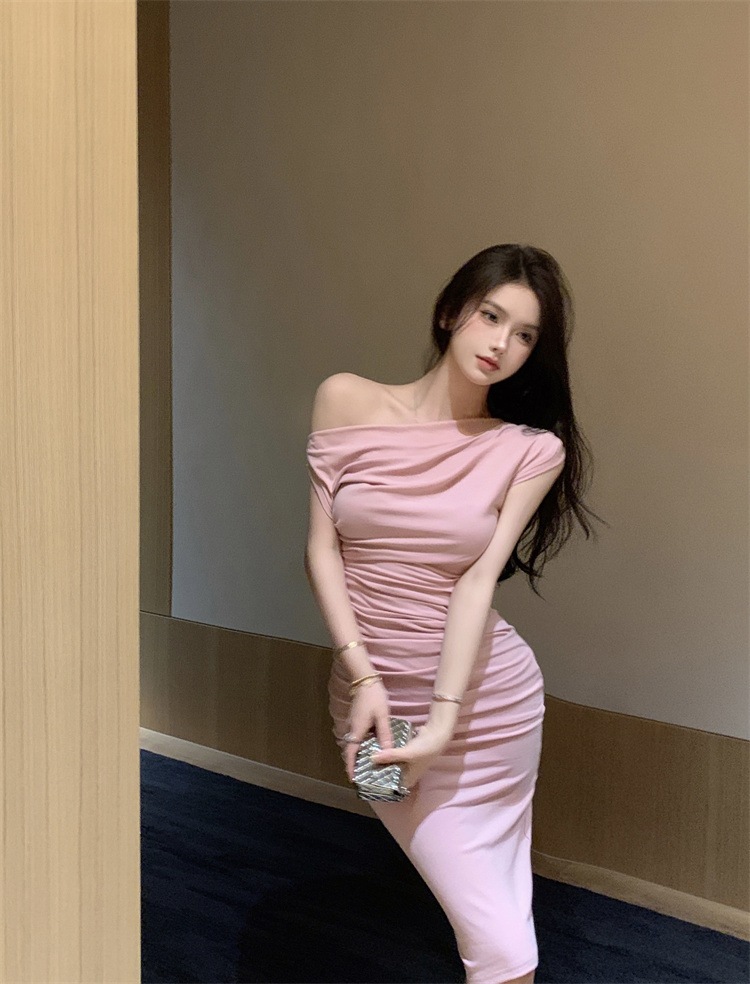 ワンピース ミニ ミニ丈 ショート ショート丈 半袖 スリム タイト 細身 かわいい 大人可愛い きれいめ シンプル 大人 上品 おしゃれ お洒落 かっこいい 大人可愛い 大人女子 ラブリー キュート