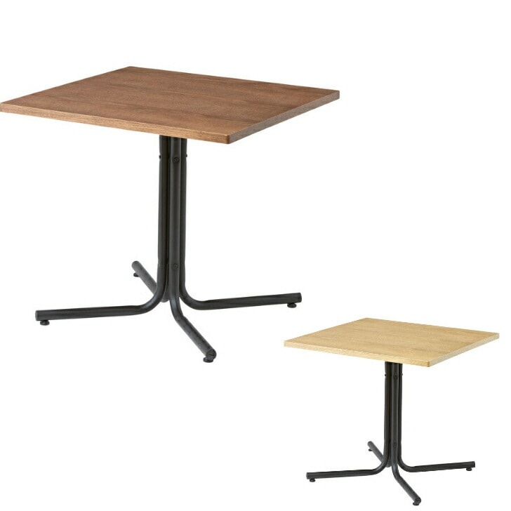 カフェテーブル 店舗 お店 ショップ 飲食店 カフェ 備品 リビング 木目調 正方形 ブラウン ナチュラル END-223