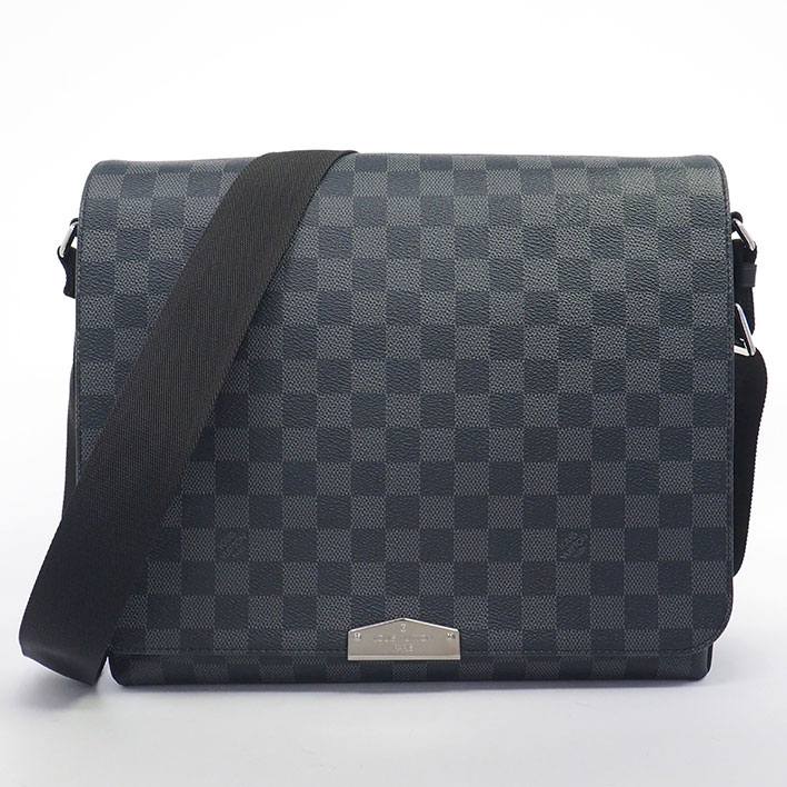 【美品】ルイ ヴィトン ディストリクトMM NV2 ダミエグラフィット メンズ 【ショルダーバッグ】