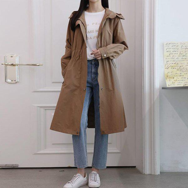 Hスタイル(WG)バンディングジッパーロング野像 秋 女性 ミッシー 野像 ジャンパー アウター ジャケット JP 端境期