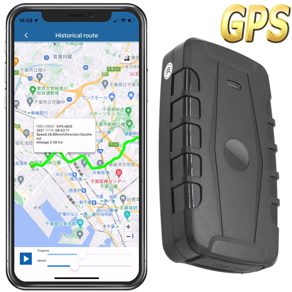 【30日間使い放題】GPS 発信機 浮気調査 リアルタイム 車両追跡 6000mAh ウルトラ長持ち 大容量バッテリー GPSトラッカー ロガー 返却不要