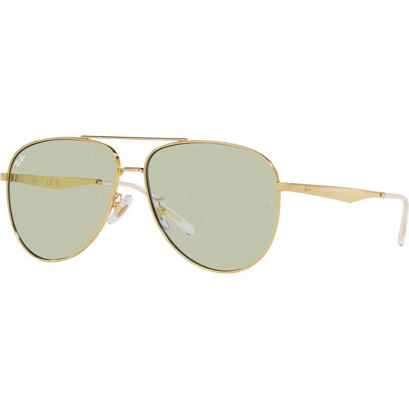 レイバン　RayBan サングラス 62mm ポリッシュゴールド/グリーン　RB3712D 001262