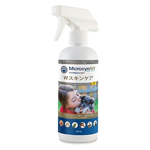 マイクロシンAH Wスキンケア 500ML 業務用 ペット用(犬 猫 鳥 小動物など)