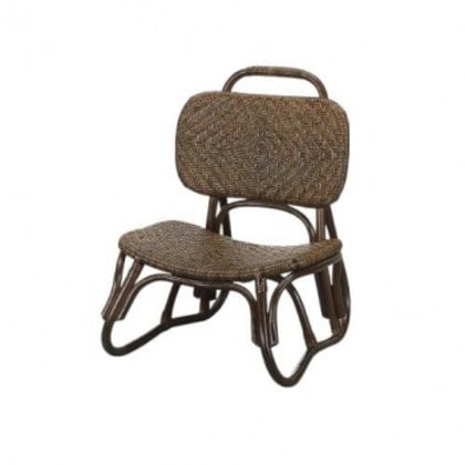 今枝商店 Romantic Rattan 籐アジロ編み 楽々座椅子 S52B