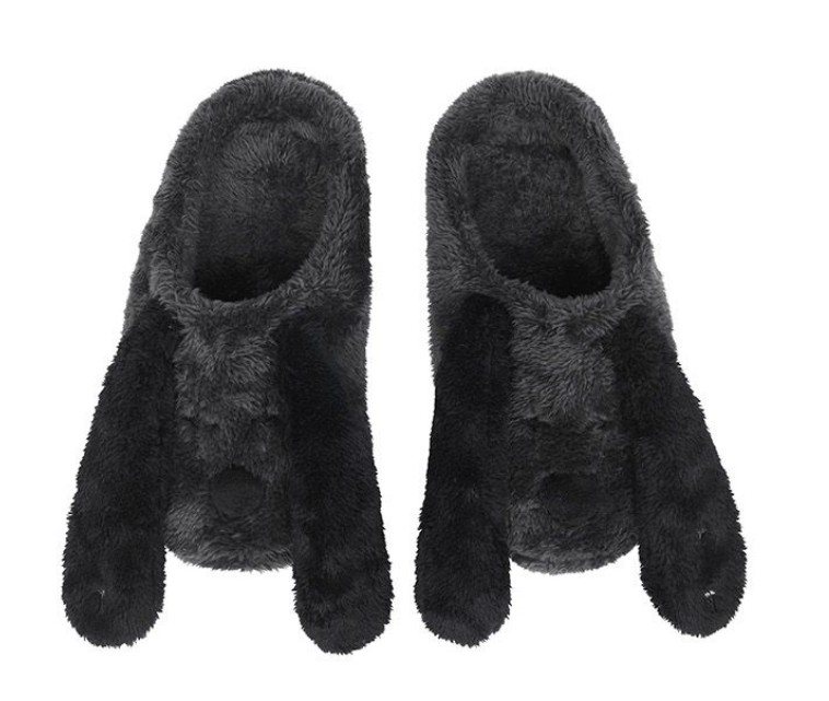 【LUV IS TRUE】 XM FUZZY DOG ROOM SHOES : 2COLORS