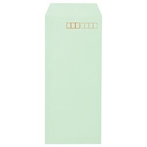 (まとめ) キングコーポレーション ソフトカラー封筒 長4 80g/m2 枠あり グリーン N4S80GE 1パック(100枚) 10セット