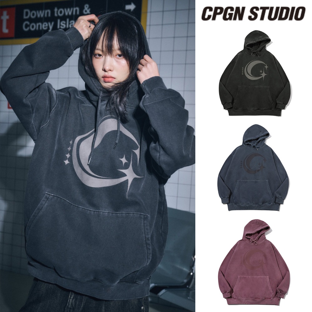 【CPGN STUDIO】 CLOGO STAR Pigment Hoodie
