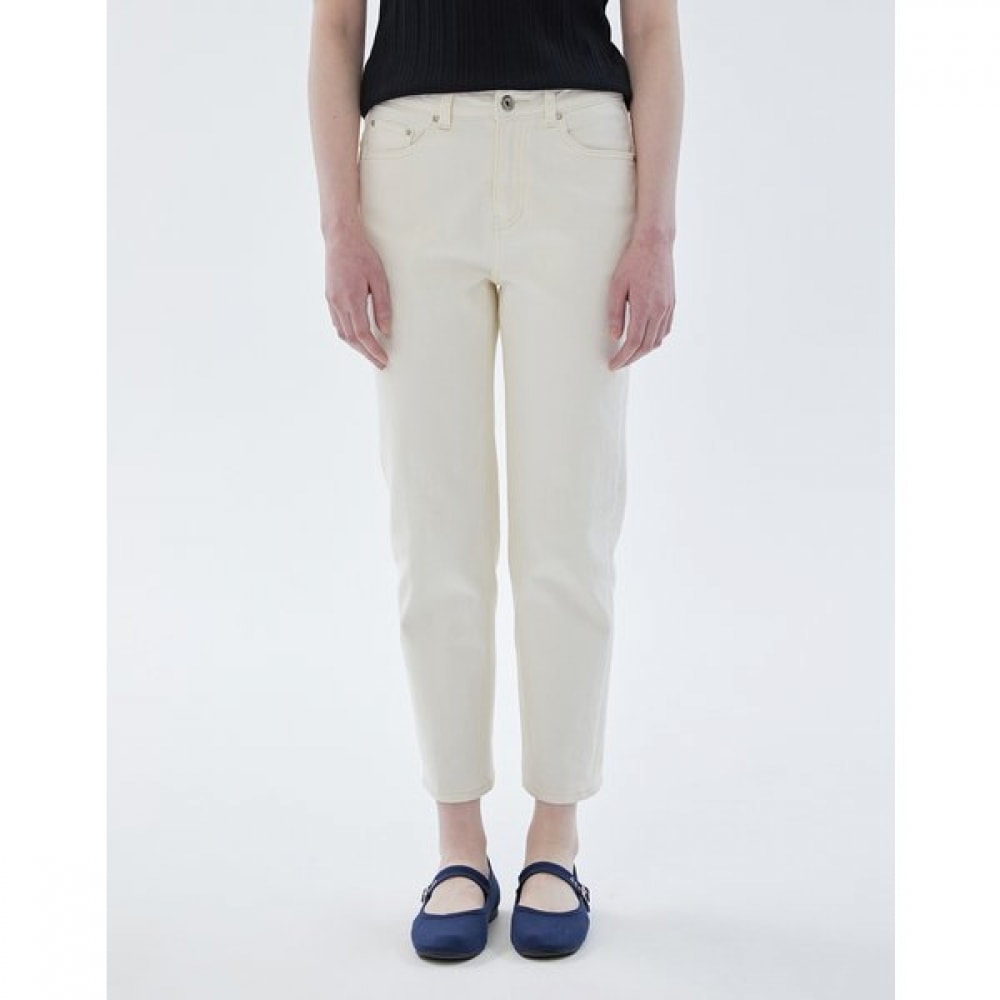 [24SS] [追加販売] [デニムスリムバギーフィット] アイボリースリムベリー HSPA4AC82IV