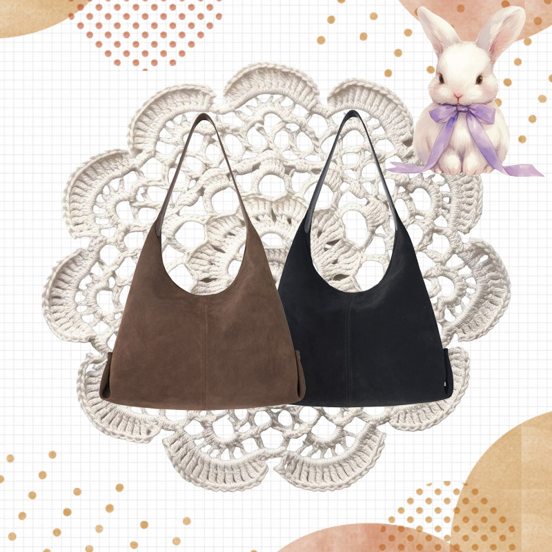 SIAC3053 flow bag 2color 大きい 大容量 スエード ショルダー 韓国ファッション ブランド 正規品