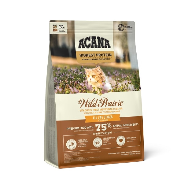 アカナ　ワイルドプレイリーキャット（全猫種用） 1.8kg【キャットフード】【正規品】